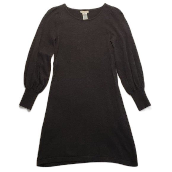 Max Studio Dresses & Skirts - MAX Studio - Sweater Dress - Dark Grey - Ballon Sleeves - Size S
